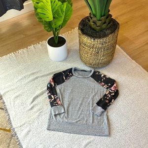 Floral Sleeved Sweater